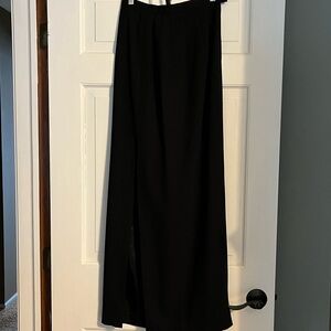 Elegant Black Maxi Skirt